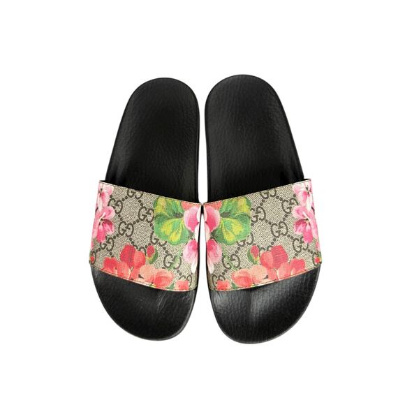 Gucci Monogram Floral Slides - Picture 5 of 8